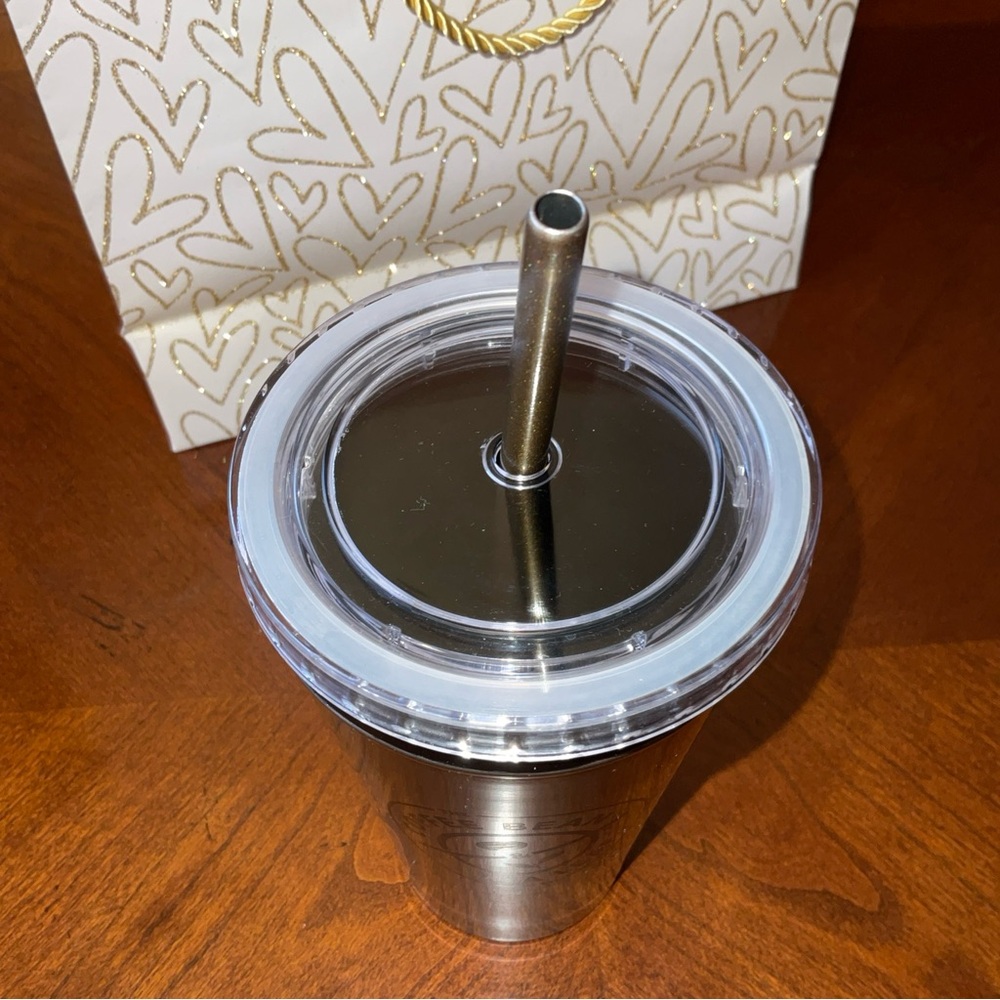 Coffee Bean & Tea Leaf Bronze Color, cold tumbler, 16 oz, RARE, HTF - Picture 6 of 13